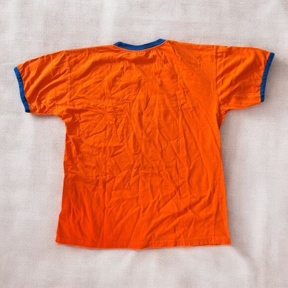 HOLLAND Fox Origials Vintage T Shirt Blue Orange Size Medium - Picture 2 of 5
